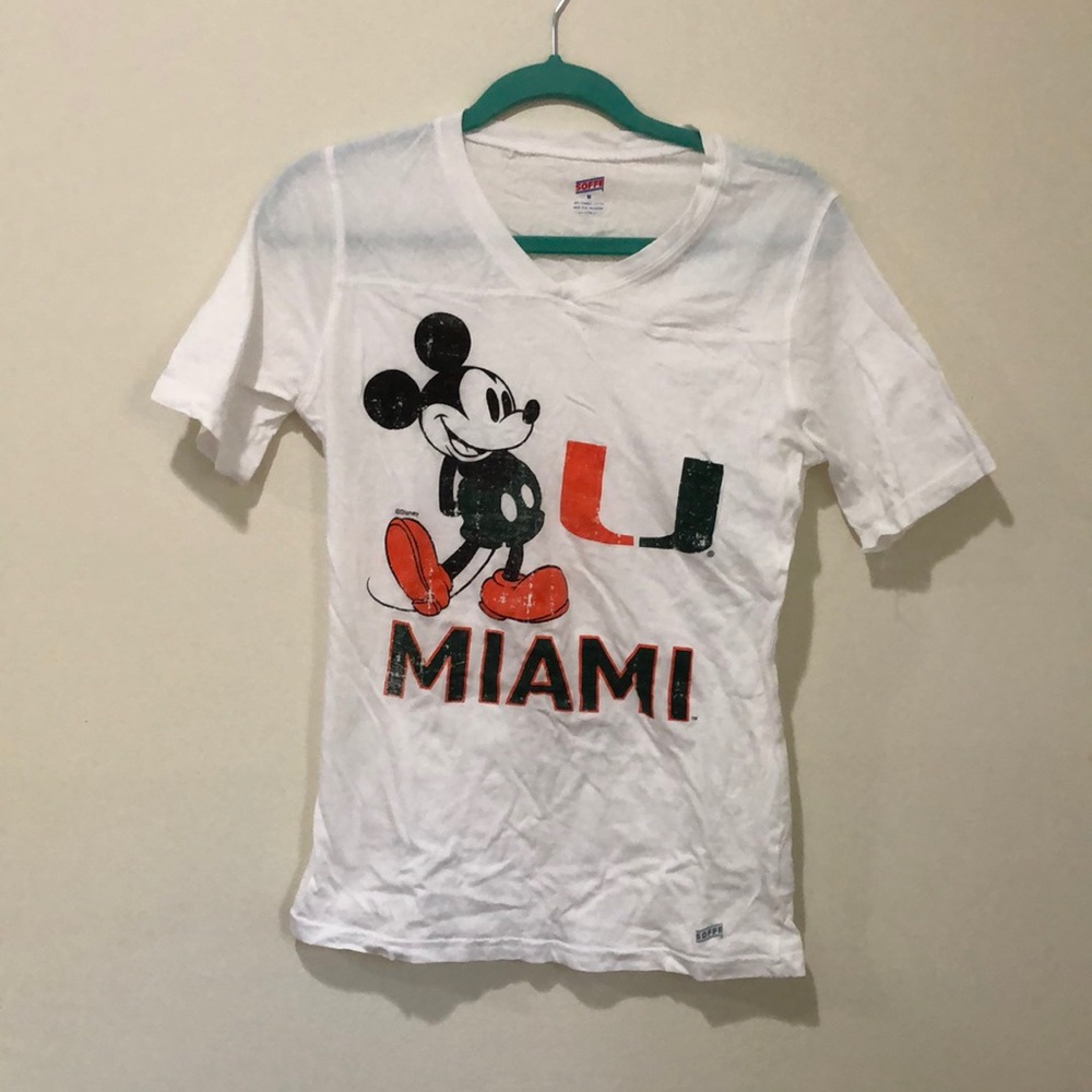 University of Miami Mickey Mouse T-Shirt